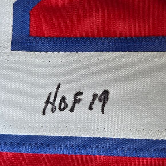 Guy Carbonneau "HOF 19" Signed Montreal Canadiens Custom Jersey Beckett Witness - Picture 3 of 14